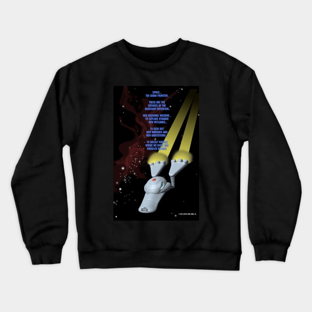 Star Quack Enterfowl 3D Crewneck Sweatshirt by Big Hit Comics